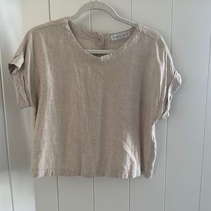 Short sleeve crop top